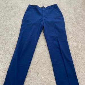 Straight cotton pants